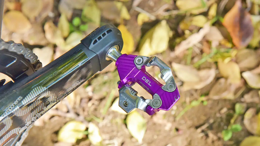 ウルフトゥースのクリップレスペダルDEL GRAVELをロードバイクに取り付け