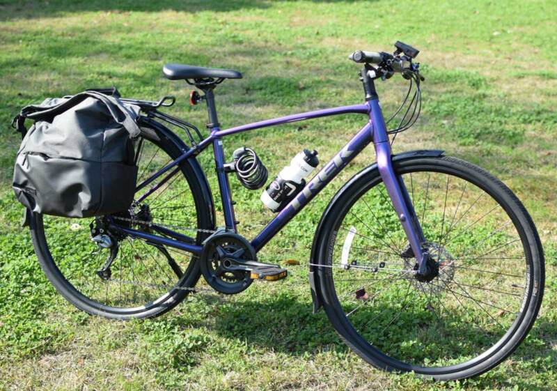 TREKのクロスバイク FX3を自転車通勤・通学にBONTRAGERの