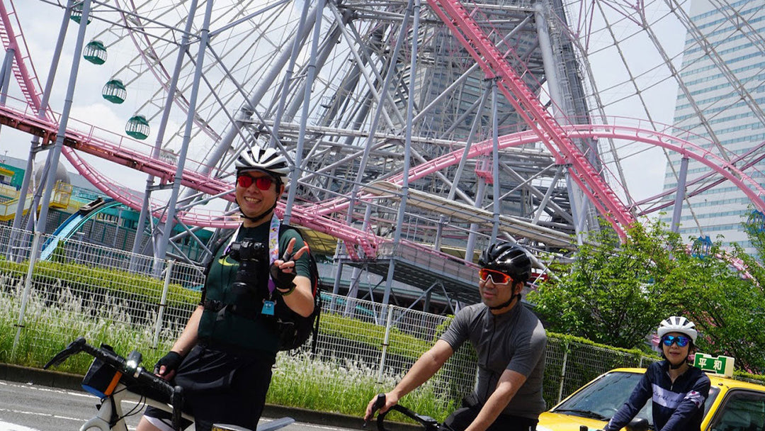 みなとみらいをロードバイクでサイクリング