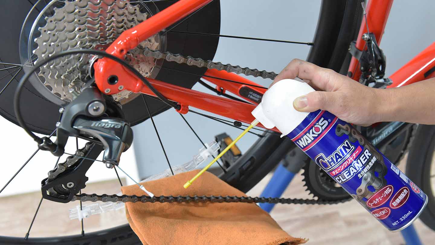 自転車 メンテナンス チェーンクリーナー 洗浄剤 チェーンオイル 潤滑剤 ディグリーザー キット お掃除 2点セット 洗浄