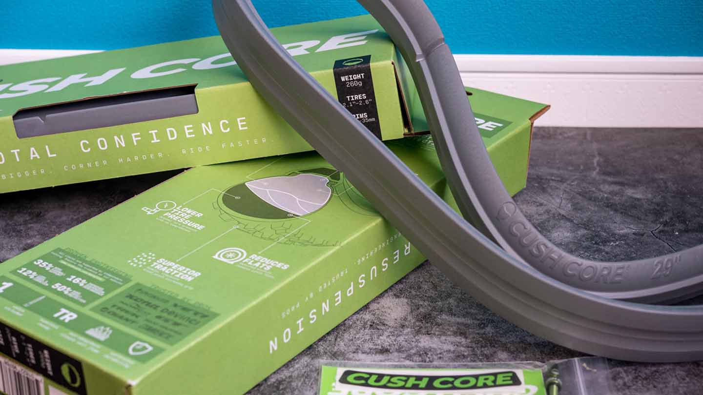 タイヤの中にサスペンション？ CUSH CORE（クッシュコア）をフルサス