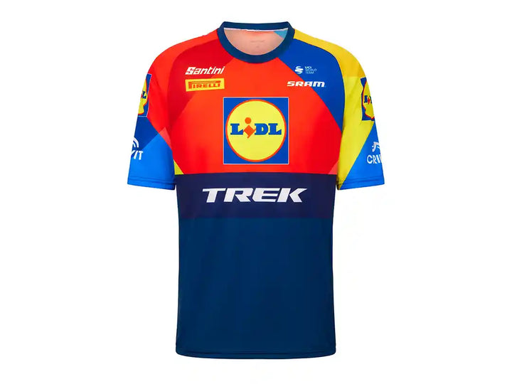 Santini Lidl-TrekレプリカテックT：斜め前側