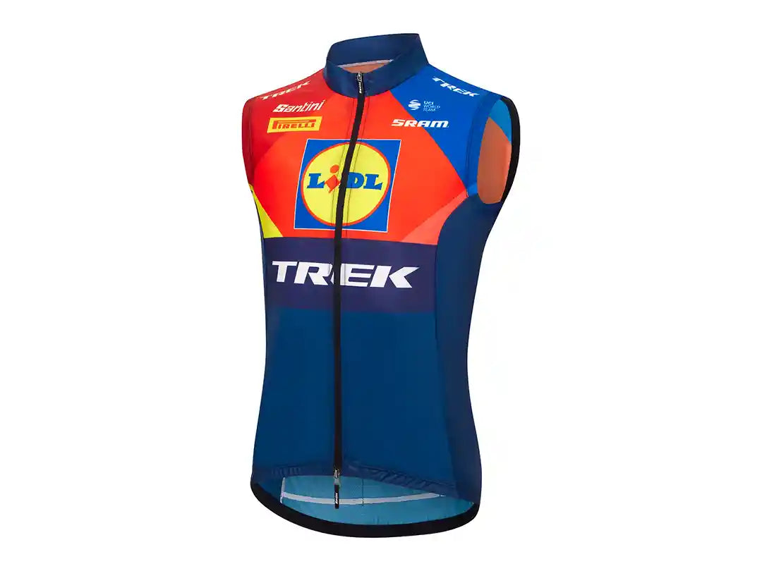 【全品送料無料】 Lidl-Trek Santini チーム ウィンドベスト レプリカ ウェア