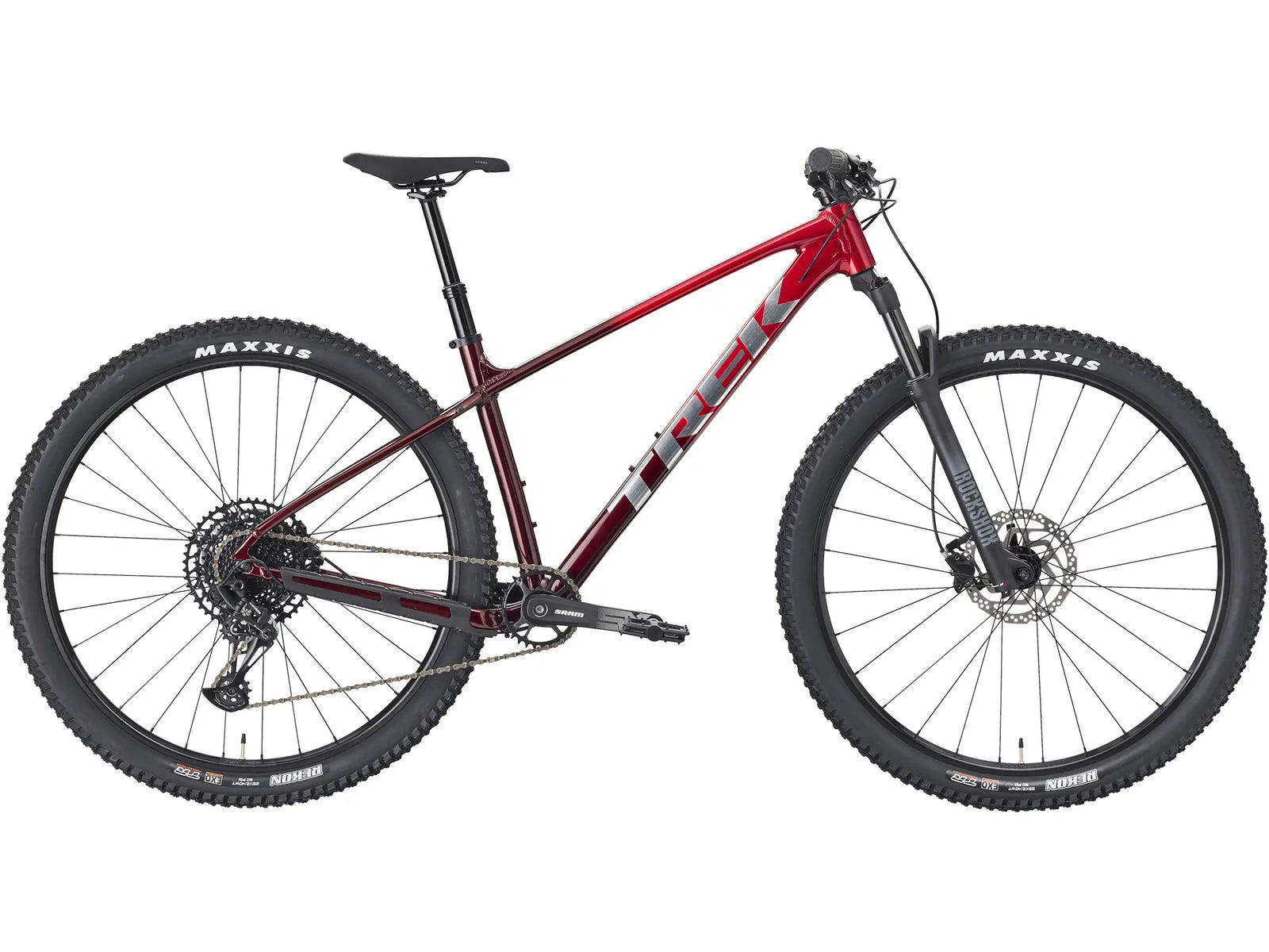 モデル名：Marlin 7 Gen 3、ブランド名：トレック、カラー：Fury Red/Lithium Grey Fade