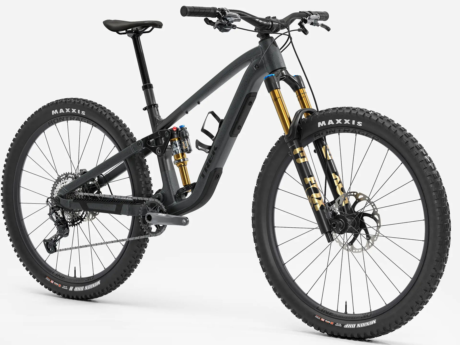 ブランド名：TREK、モデル名：fuel ex 9 xt  gen 7、年式：2026年、カラー：Lithium Grey Trek Black Splatter