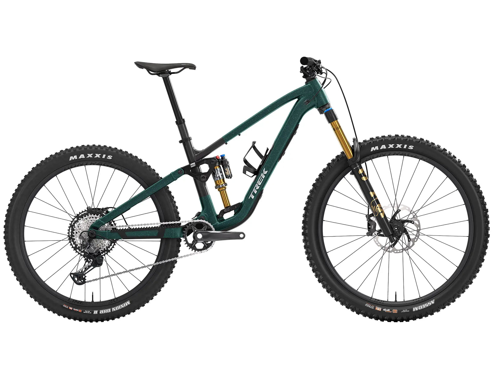 ブランド名：TREK、モデル名：fuel mx 9 xt gen 7、年式：2026年、カラー：Matte Juniper Blue Sage Splatter
