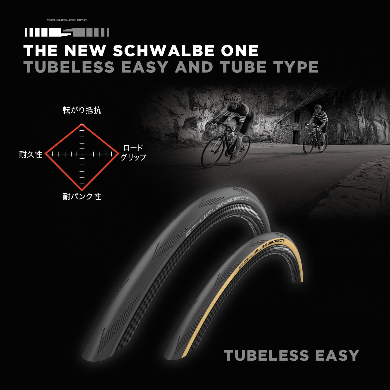 SCHWALBE ONE TUBELESS EASY – バイクプラス