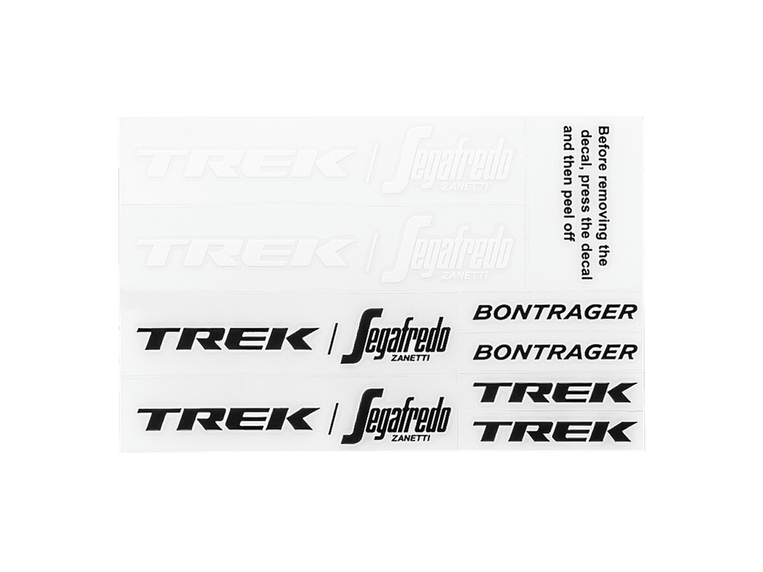 Bontrager XXX WaveCel Trek-Segafredo Decals