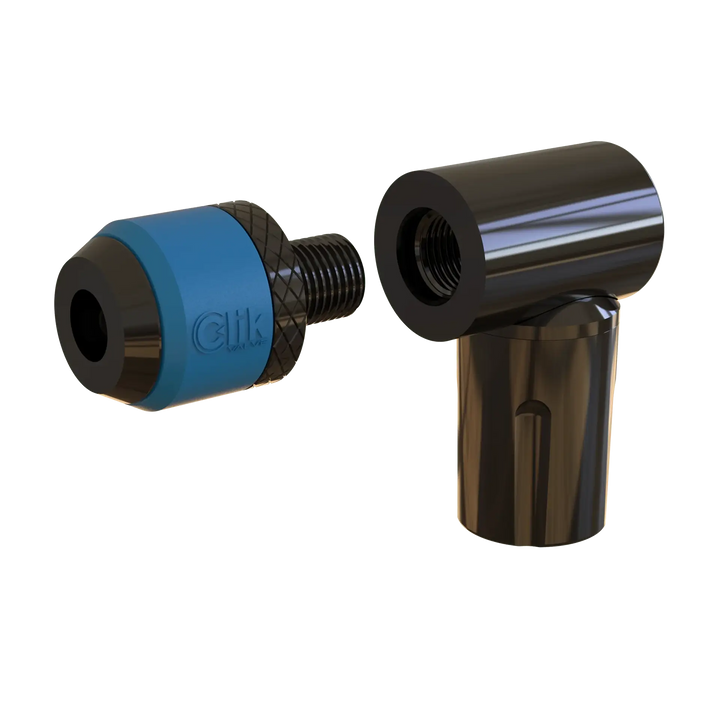 Clik 2-in-1 Right Angled Pump Head & Removeable Pump Adapter (Aluminum)ポンプヘッド