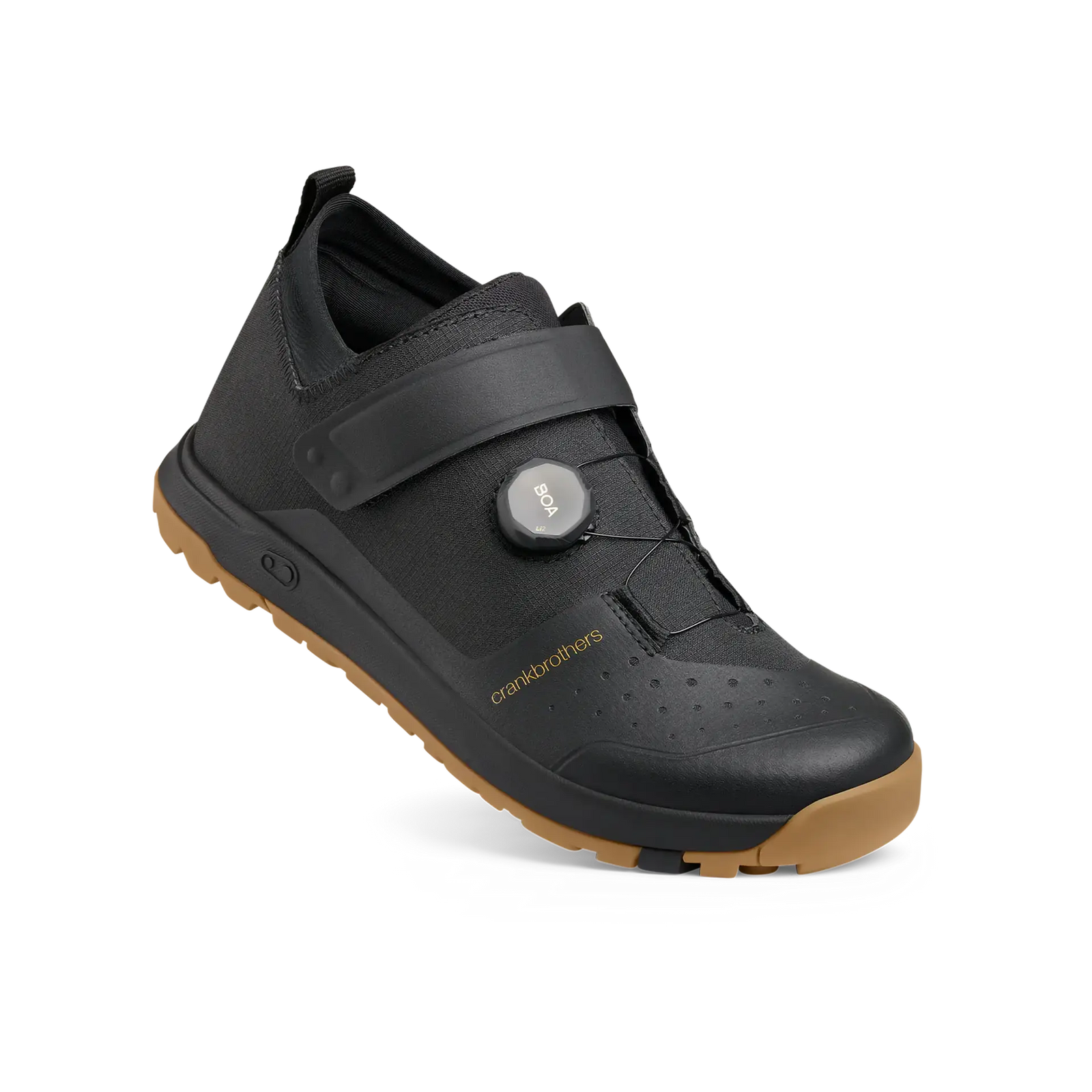 Stamp Trail BOA® Flat Shoes - Black/Gold
