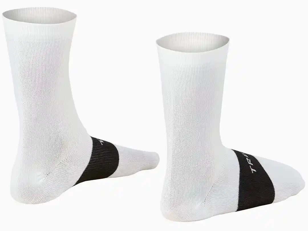 Trek レース クルーサイクリング ソックス White