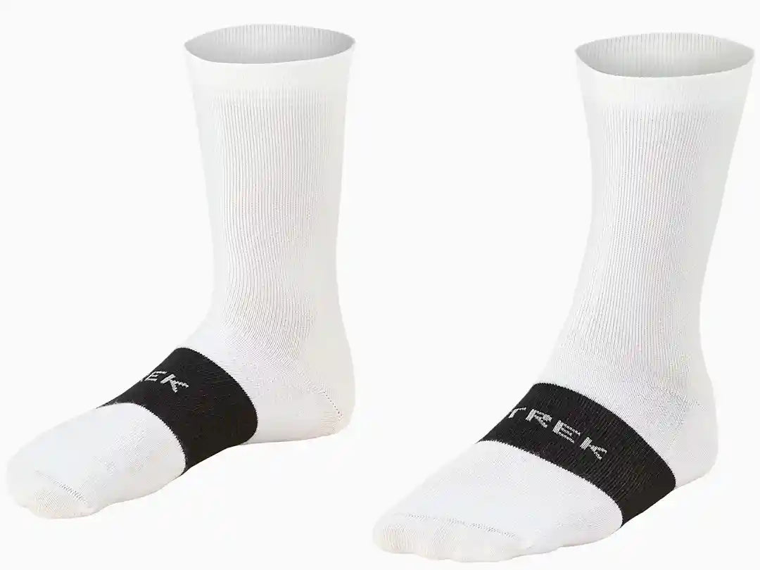 Trek レース クルーサイクリング ソックス White