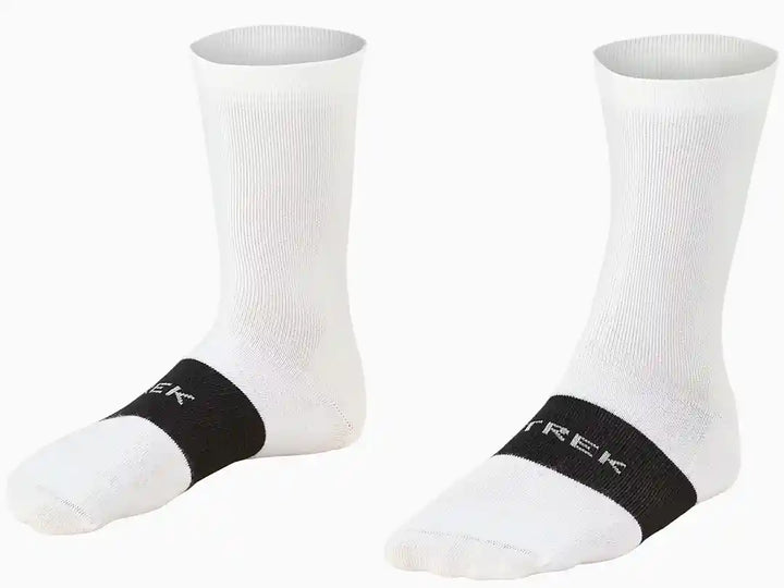 Trek レース クルーサイクリング ソックス White