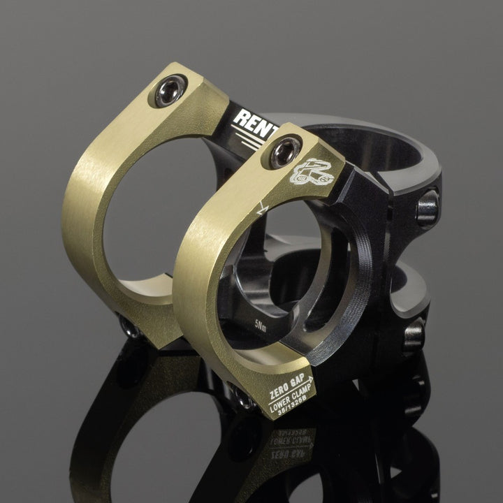 Renthal-Apex-Stem-V2-Gold-Black（レンサル エイペックス ステム バージョン２）ブラックゴールドバージョン