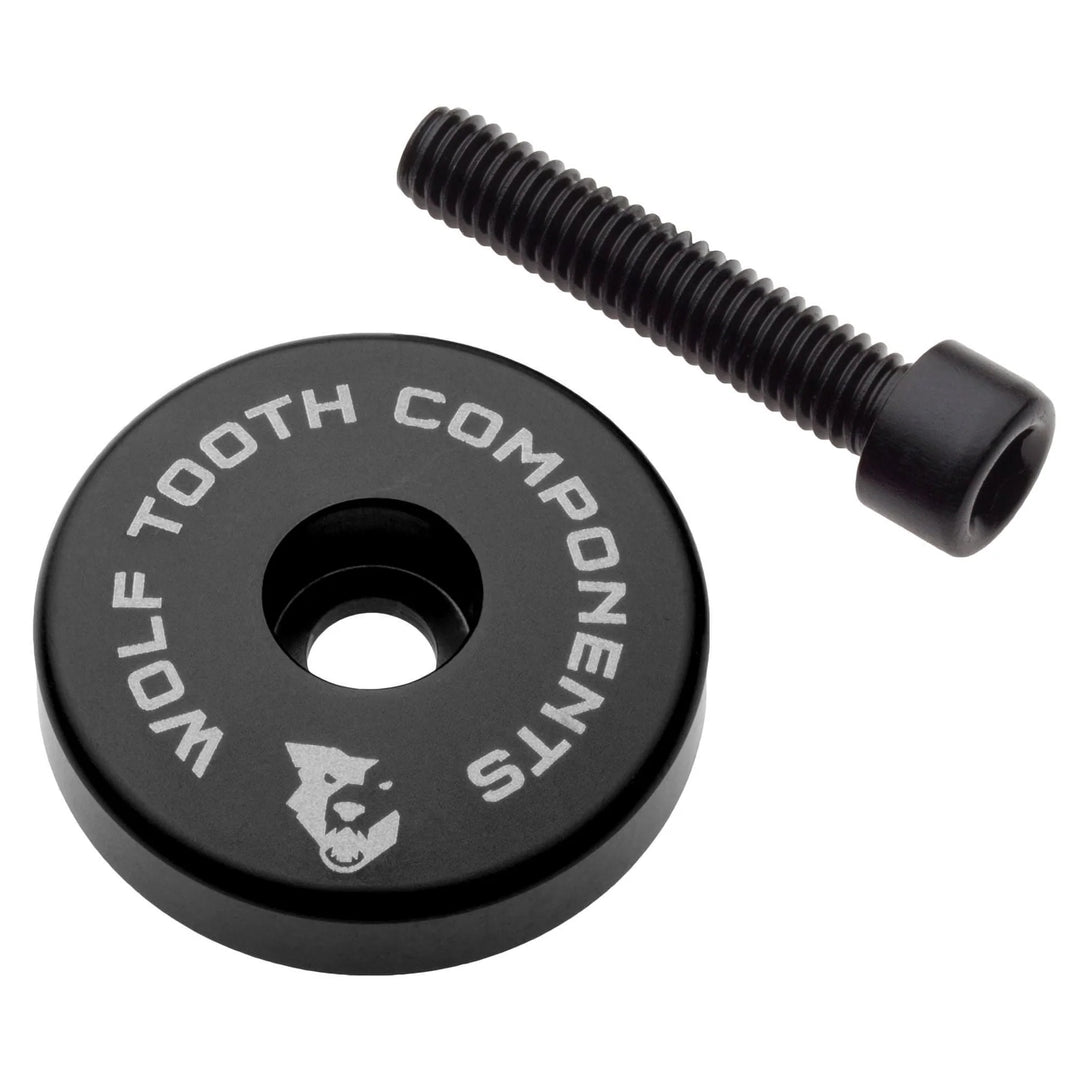Wolf Tooth Ultralight Stem Cap with Integrated 5mm Spacer