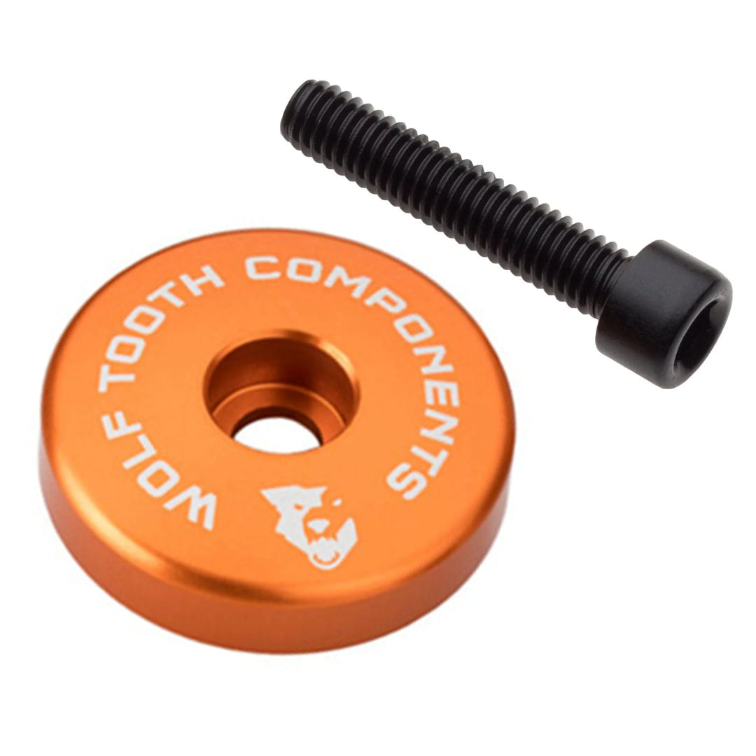 Wolf Tooth Ultralight Stem Cap with Integrated 5mm Spacer