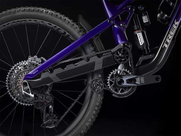 Trek Slash9.9 X0 AXS Gen6 2025（トレック スラッシュ9.9 X0 AXS Gen6）のPurple Abyss（パープルアビスカラー）のドライブトレイン