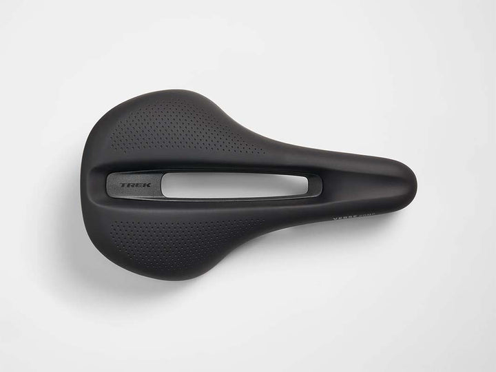 品名：トレックバースショートコンプサドル（Trek Verse Short Comp Bike Saddle）、撮影部位：座面を真上から