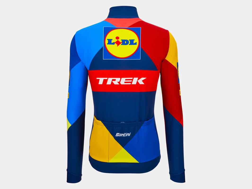 Santini Lidl-Trek Team Replica LS Thermal Jersey（サンティーニ リドルトレック  チーム レプリカ ロングスリーブ サーマル ジャージ）