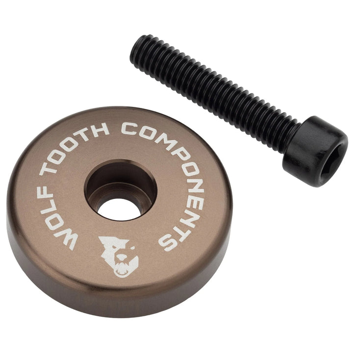 Wolf Tooth Ultralight Stem Cap with Integrated 5mm Spacer