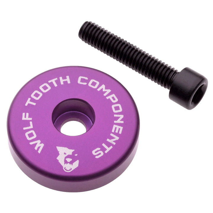 Wolf Tooth Ultralight Stem Cap with Integrated 5mm Spacer