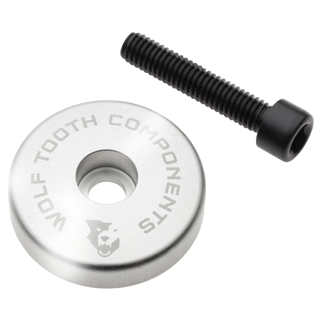 Wolf Tooth Ultralight Stem Cap with Integrated 5mm Spacer
