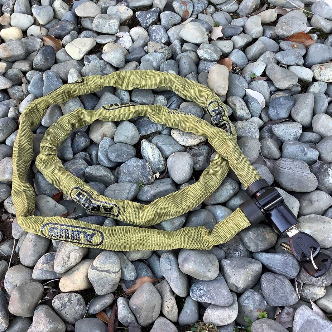 持ち運びに便利！！ABUS（アブス）4804K＆4804C 4mmチェーンロック