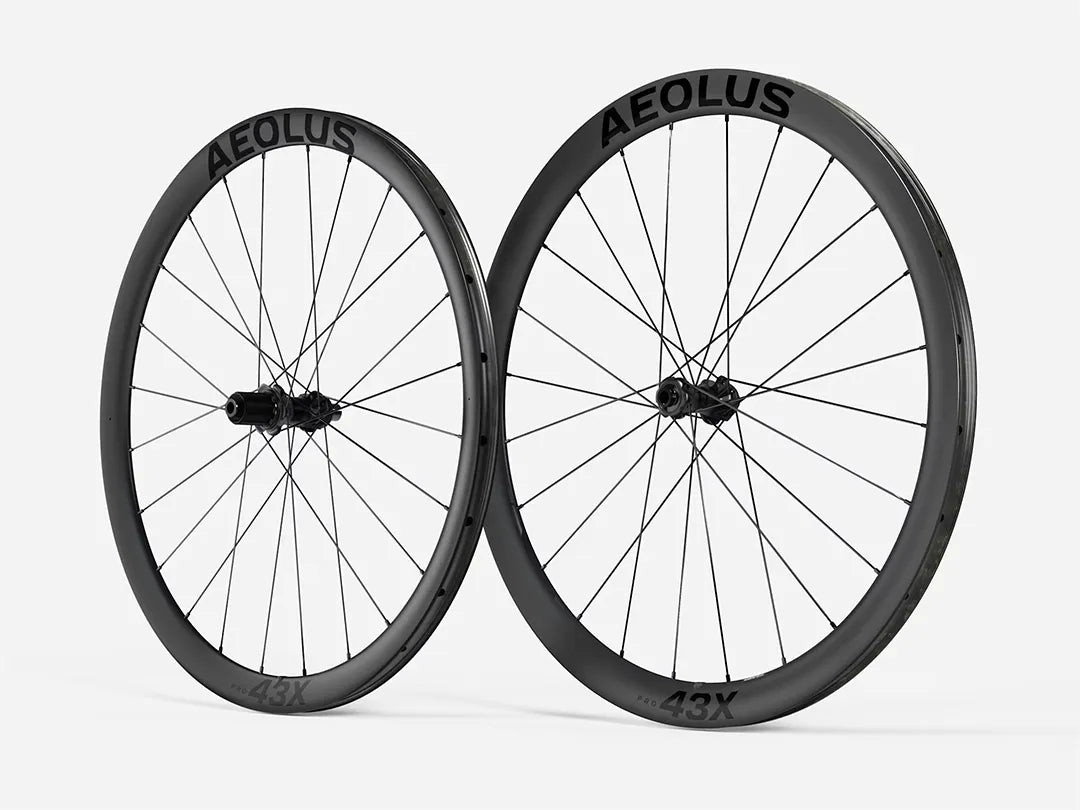 Bontrager Aeolus Pro 43X TLR ディスク カーボンロードホイール フロントリム43mm、リアリム38mm