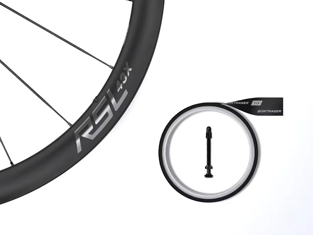 Bontrager Aeolus RSL 43X カーボンロードホイール リムテープとバルブが付属