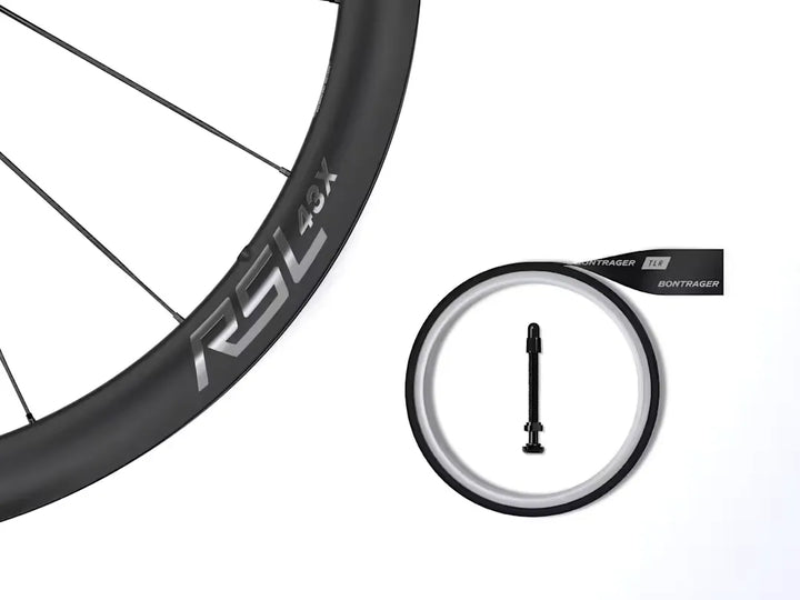 Bontrager Aeolus RSL 43X カーボンロードホイール リムテープとバルブが付属