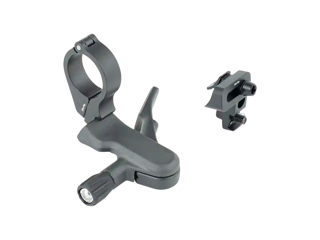 bontragerのline elite dropper stealth seatpostレバーを裏側から見たところ