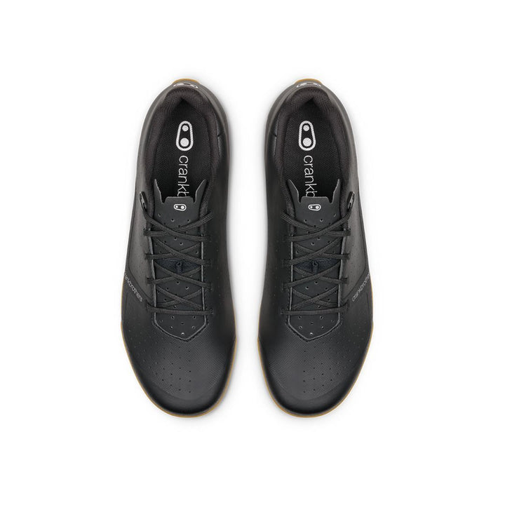 Crankbrothers Candy gravel/xc（クランクブラザーズ キャンディ グラベル XC）カラー：ブラック　両足並べて真上から