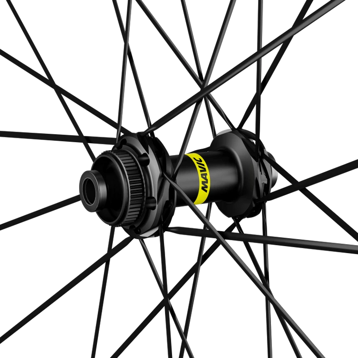 MAVICのKsyrium SL discのフロントハブ