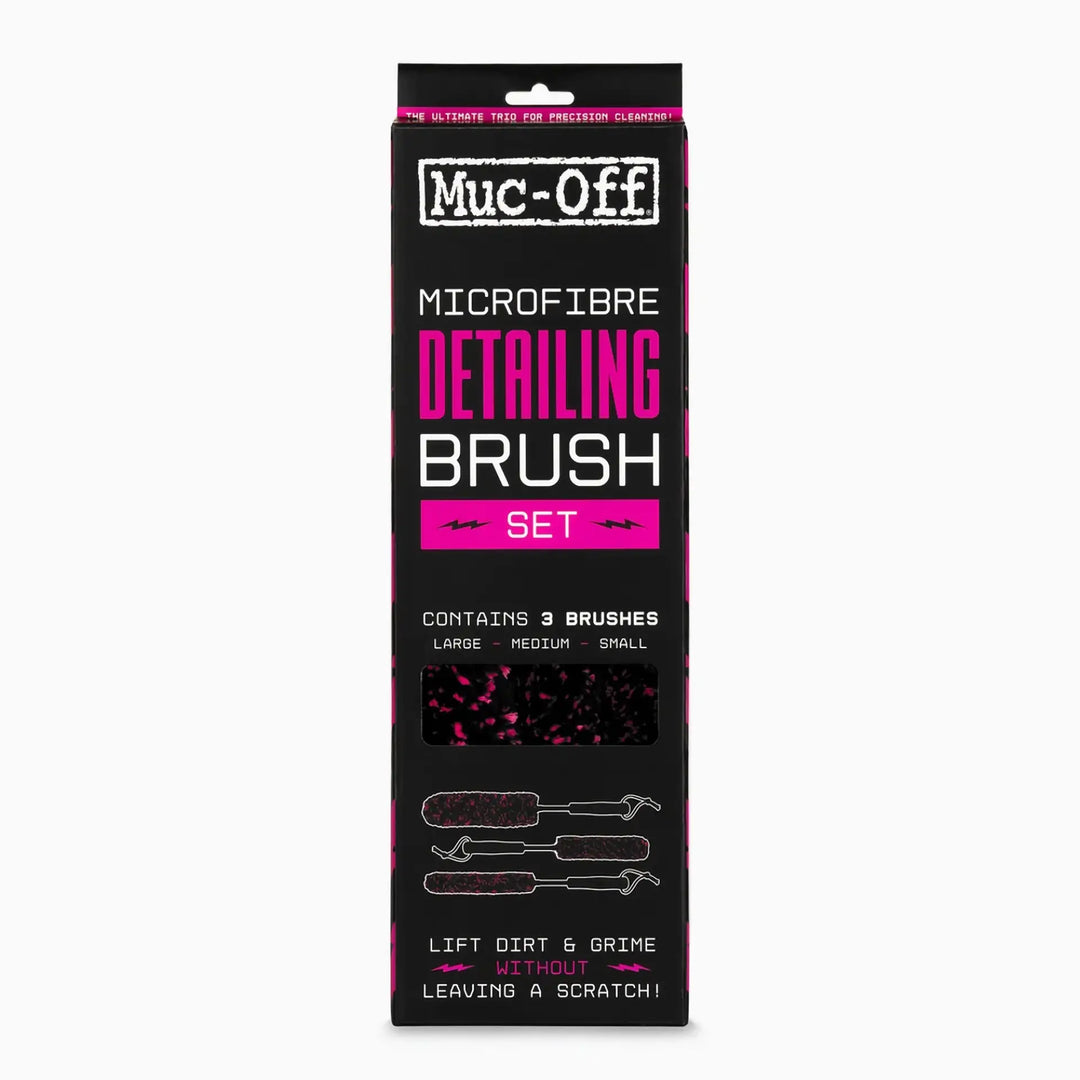 MUC-OFF Microfibre Brush Kit 3本セット ディテーリングブラシ