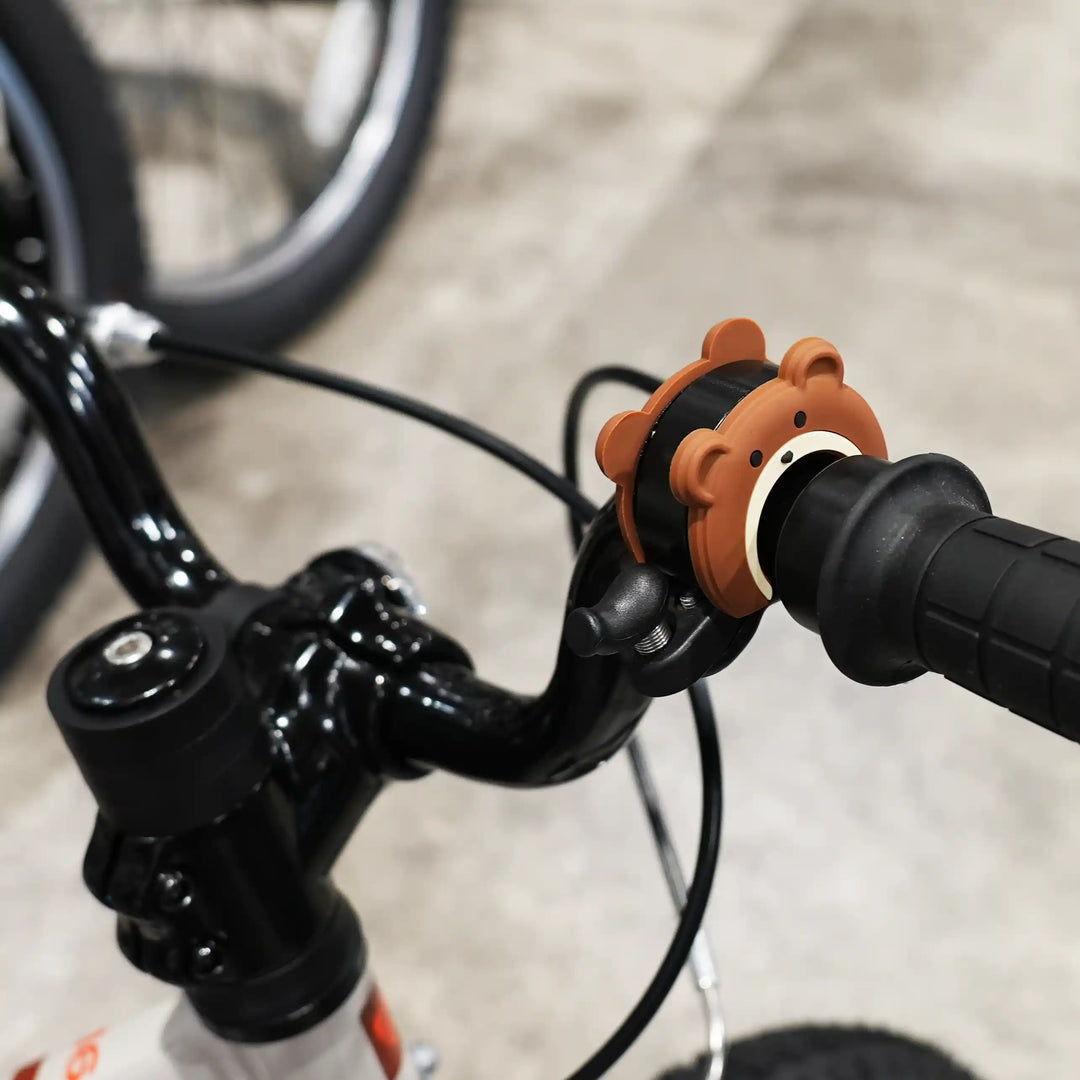 NORDTUR（ノードツアー）BUDDY RING（バディーリング）ベアーを16インチキッズバイクに取り付け