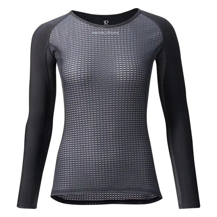 PEARL iZUMi W110 コールドシェイドロングスリーブ 女性用（ブラック）前側