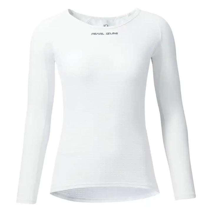 PEARL iZUMi W110 コールドシェイドロングスリーブ 女性用（ホワイト）前側