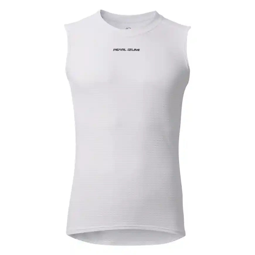 PEARL iZUMi 111 クールフィットドライ ノースリーブ　ホワイト（前側）