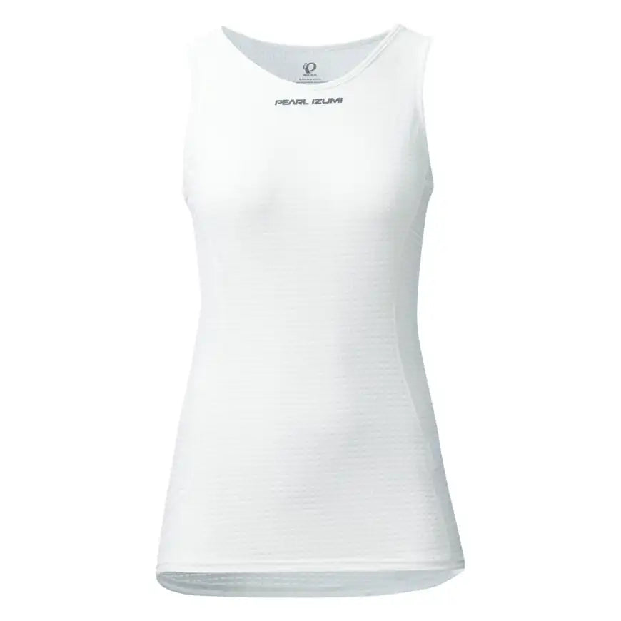 PEARL iZUMi W111 クールフィットドライ ノースリーブ 女性用　ホワイト（前側）