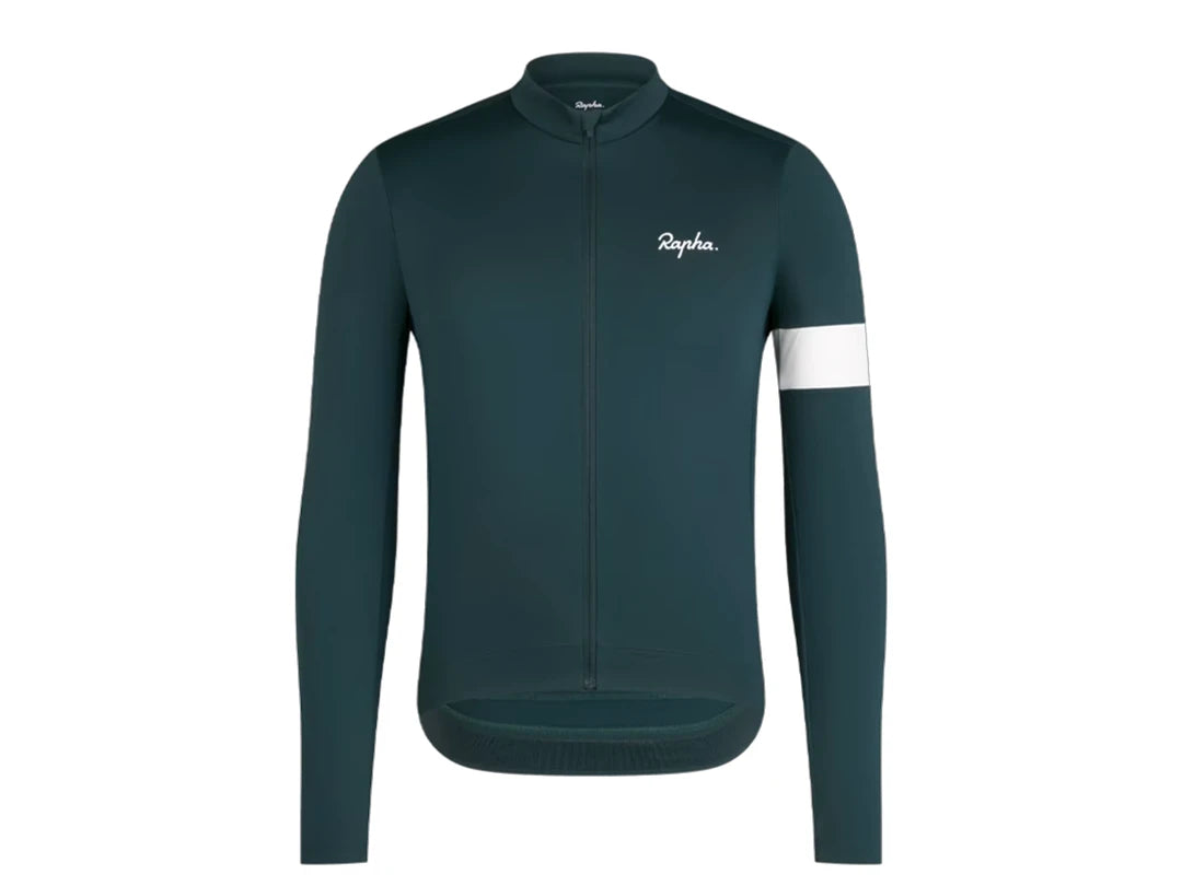 Rapha Coreロングスリーブジャージ　M ダークグリーン Rapha Coreロングスリーブジャージ M ダークグリーン Rapha Core