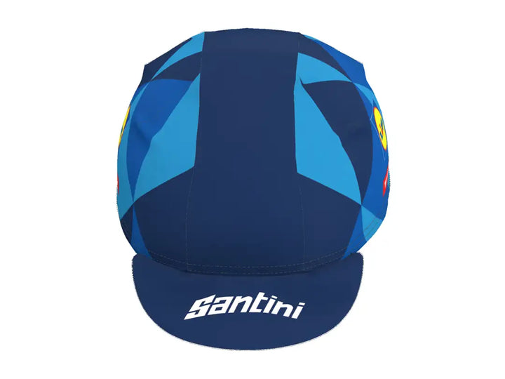 Santini Lidl-Trek Team Replica Cycling Cap ツバの上にSntiniの文字