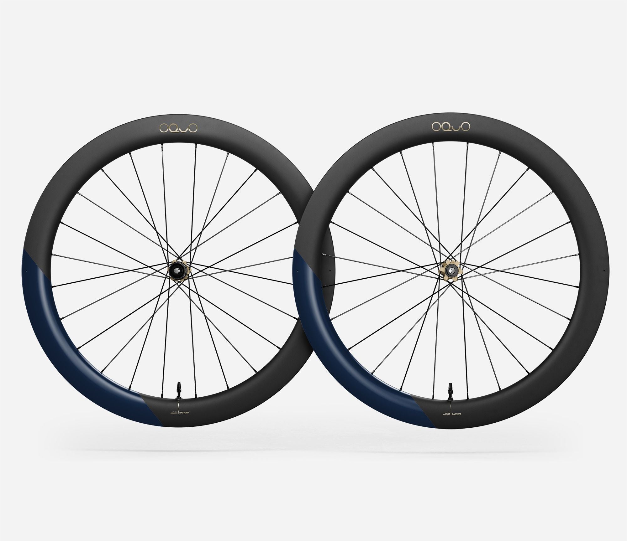AAAZZZ999ジャンク品 カーボンホイール OQUO RP57 LTD OQUO RA57 LTD｜万能なエアロ57mmで巡航も登り返しも速くするホイール