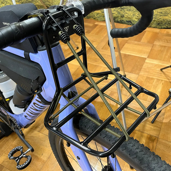 TOPEAK（トピーク）HANDLEBAR RACK（ハンドルバー ラック）コードをひっかけやすいように下部に多数のフックがついている