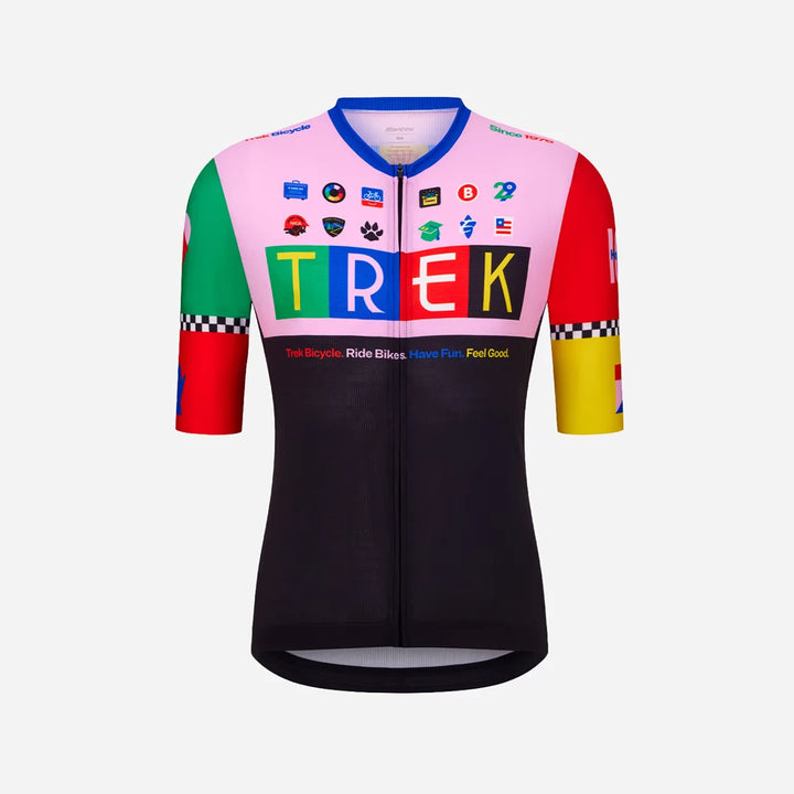 Trek First 50 サイクリングジャージ 前側デザイン