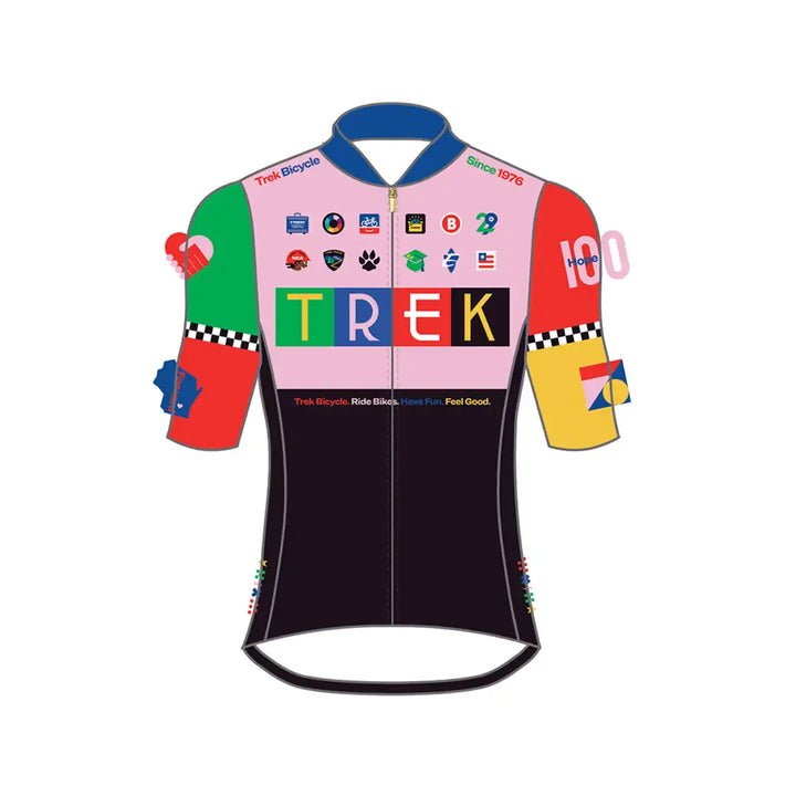 Trek First 50 サイクリングジャージ 前側（イラストイメージ）