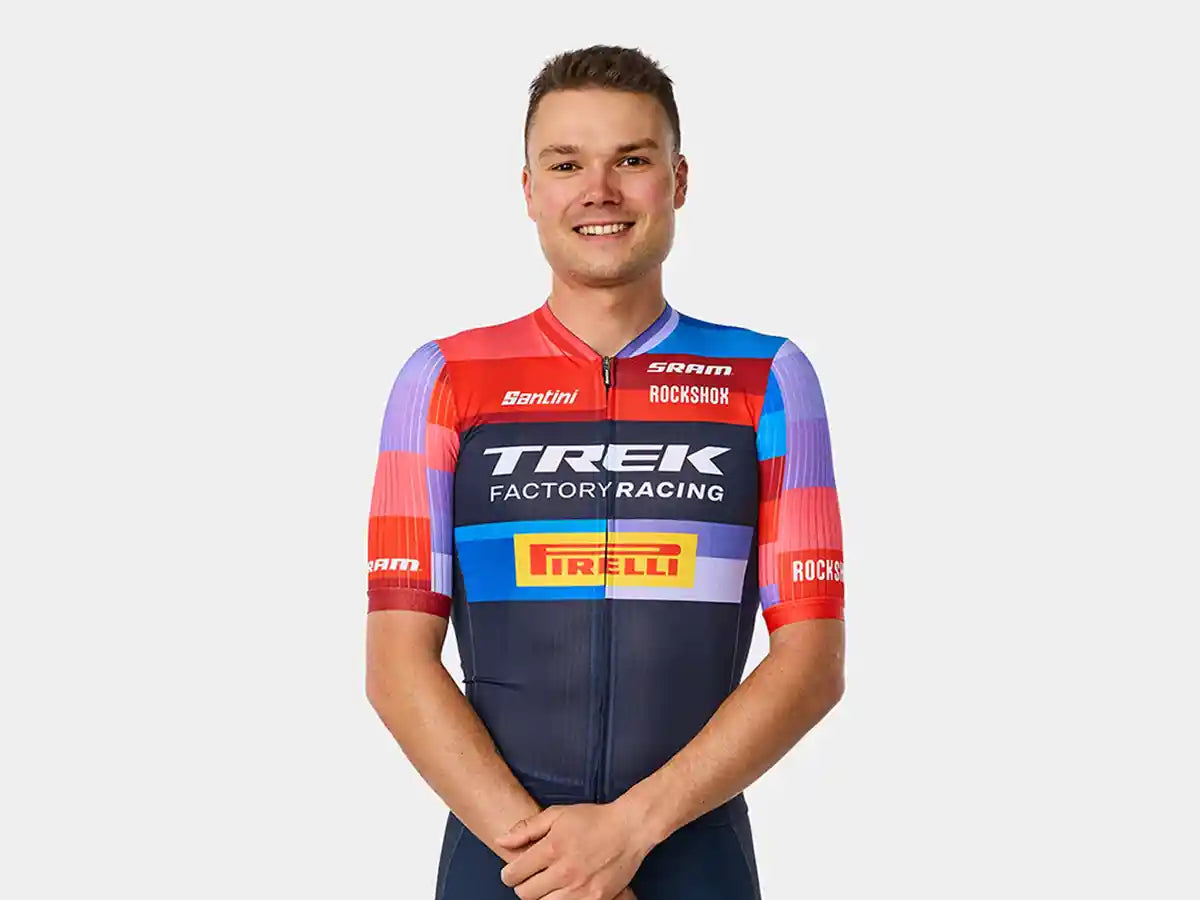Santini Trek Factory Racing メンズ チームレプリカ サイクリング