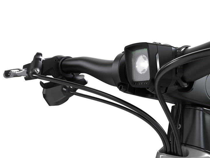 Trek Ion 100 R フロントライトをフラットバーハンドルに付属マウントで固定