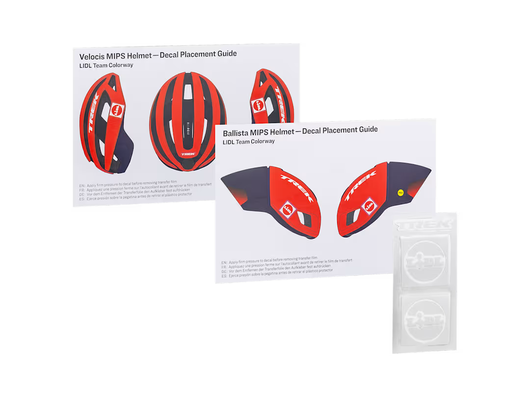 Trek Lidl-Trek Helmet Decal Set（リドル・トレック ヘルメット デカールセット）