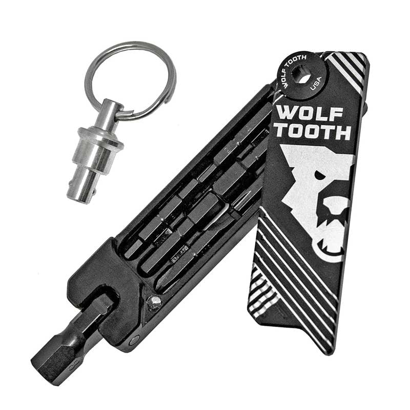 Wolf tooth 6-Bit Hex Wrench Multi-tool With Keychain（ウルフ