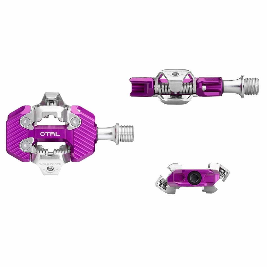 Wolf Tooth（ウルフトゥース）CTRL Trail Clipless Pedal カラー：Ultraviolet Purple　